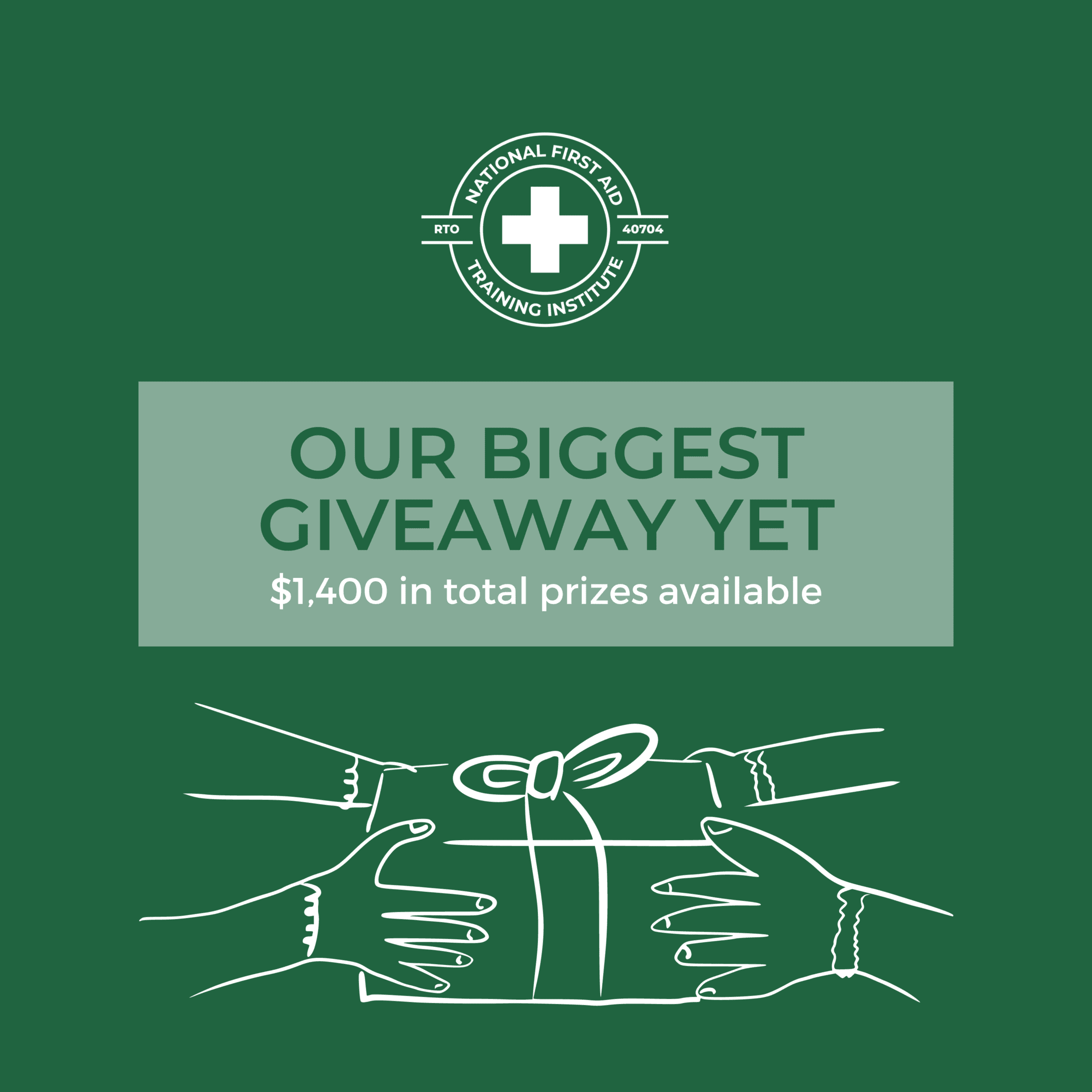 NFTI first aid training giveaway