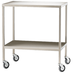 Large Stainless Steel Trolley 110 x 50 x 90.5cm - Large Trolley | National First Aid Training Institute
