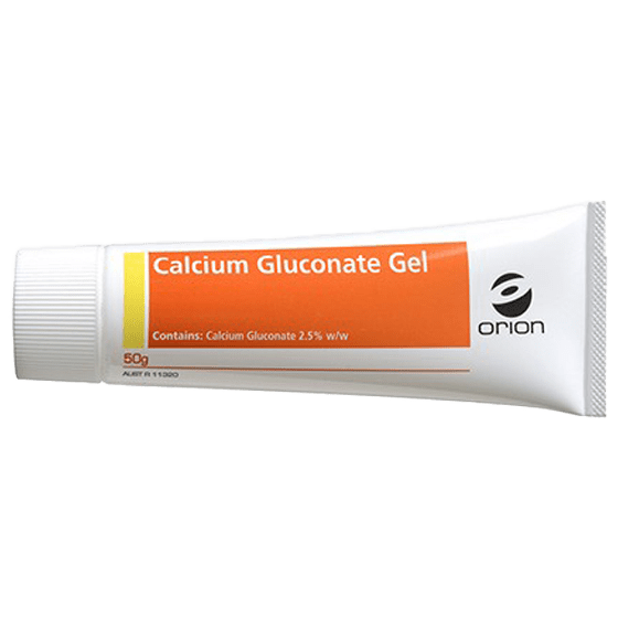 ORION Calcium Gluconate Gel 2.5% Tube 50g - Calcium Gluconate Gel 50g | National First Aid Training Institute