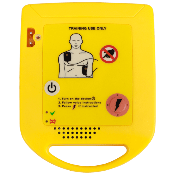 Mini AED Trainer (Yellow) - Mini AED Trainer (Yellow) | National First Aid Training Institute