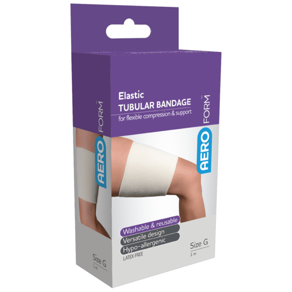 AEROFORM Size G Large Thighs Elastic Tubular Bandage 12cm x 1M - Size G Tubular Bandage 1M | National First Aid Training Institute