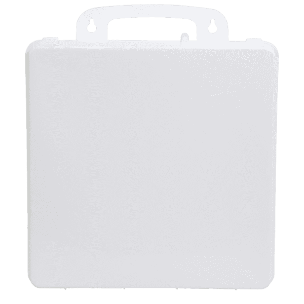 AEROCASE Medium White Weatherproof Case 24.5 x 24.5 x 7.5cm - Medium Weatherproof First Aid Case | National First Aid Training Institute