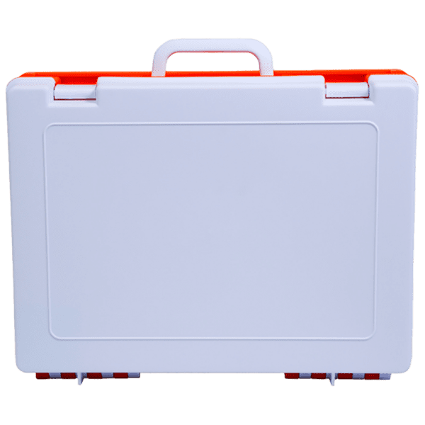 AEROCASE Medium/Large White and Orange Rugged Case 34.5 x 26.5 x 9.8cm - Medium/Large Rugged First Aid Case | National First Aid Training Institute