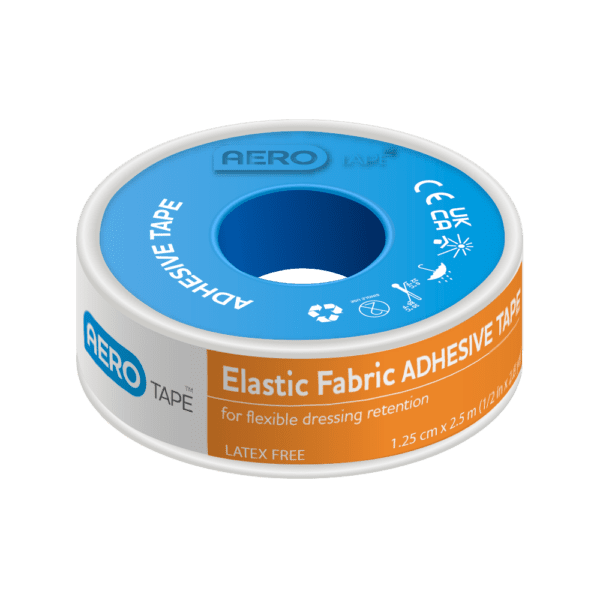 AEROTAPE Elastic Fabric Adhesive Tape 1.25cm x 2.5M Box/9 -  | National First Aid Training Institute