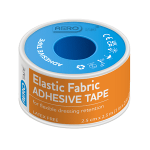 AEROTAPE Elastic Fabric Adhesive Tape 2.5cm x 2.5M -  | National First Aid Training Institute