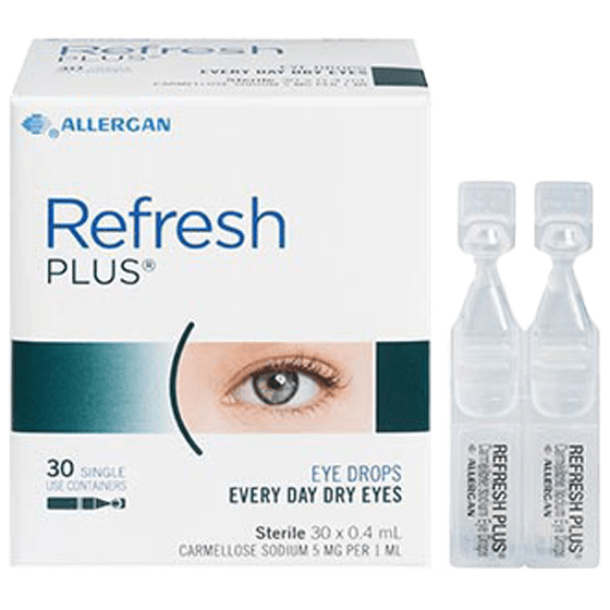 REFRESH Plus Eye Drops 0.4ml Box/30 - Refresh Plus Eye Drops | National First Aid Training Institute