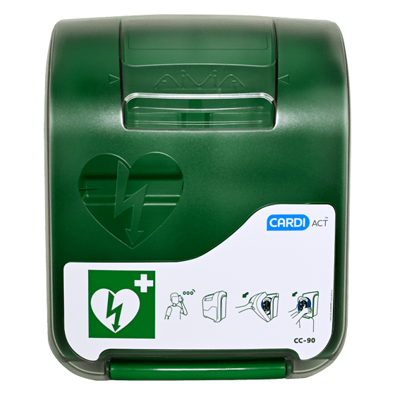 Custom Alarmed AED Cabinet 41 x 33 x 19cm - Custom Alarmed AED Cabinet | National First Aid Training Institute