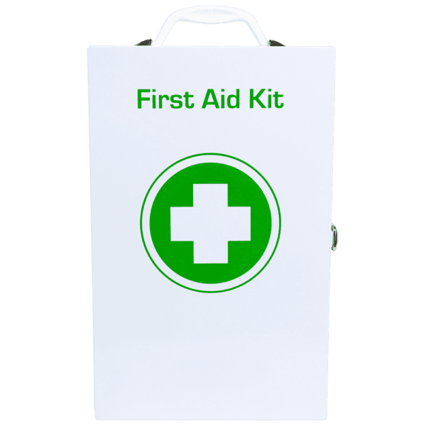AEROCASE Small Metal Cabinet 24 x 38 x 12cm - Small Metal First Aid Cabinet | National First Aid Training Institute