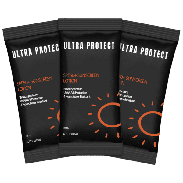 ULTRAPROTECT SPF50+ Sunscreen Sachet 10ml - Ultra Protect SPF50  Sunscreen | National First Aid Training Institute
