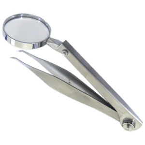 Forceps S/S with Moving Head Glass