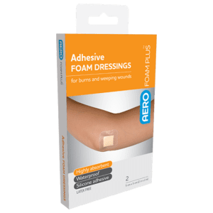 AEROFOAM PLUS Adhesive Foam Dressings 5 x 5cm Box/2