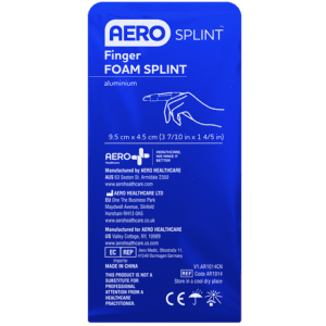 AEROSPLINT Finger Aluminium Foam Splint 9.5 x 4.5cm