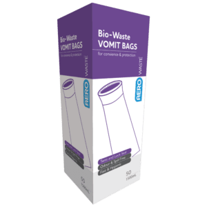 Vomit bag with twist lock