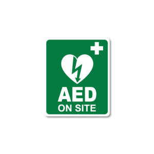 AED ON SITE Sticker