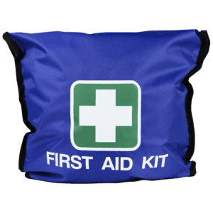 Blue Foldover First Aid Bag