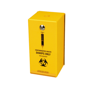 Steel Sharps Disposal Container