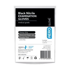 Nitrile Gloves. Ambidextrous and powder-free.